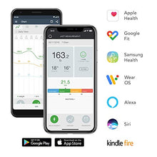 Load image into Gallery viewer, QardioBase2 WiFi Smart Scale and Body Analyzer: monitor weight, BMI and body composition, easily store, track and share data. Free app for iOS, Android, Kindle. Works with Apple Health.
