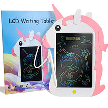 Load image into Gallery viewer, Unicorn LCD Writing Tablet for Kids, 8.5 Inch Doodle Scribbler Pad with Stylus,Painting Board, Magic Board, Birthday Gifts, Drawing Board Educational Toys for 3+ Years Old Boy Girl, Pink
