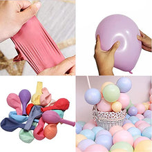 Load image into Gallery viewer, OEMG 150pcs Macaron Balloons 12 10 5 Inch Pastel Rainbow Eco Latex Balloon Pack for Romantic Wedding Kids Unicorn Birthday Baby Shower Party Decorations DIY Arch Garland
