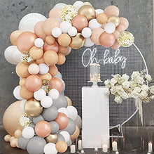 Load image into Gallery viewer, Balloon Arch Garland Kit, 125pcs Wedding Decoration, Party Confetti Balloon,Latex Balloon &amp; Tying Tool, Balloons for Baby Shower
