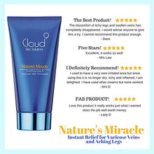 Load image into Gallery viewer, Nature&#39;s Miracle Varicose Vein &amp; Soothing Leg Cream Treatment - Clinically Proven - by Award-Winning Cloud 9 Skin Solutions
