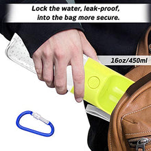 Load image into Gallery viewer, AIFUDA Foldable Pet Water Bottle with Collapsible Dog Bowl 15.2oz/450mL, Pets Water Dispenser Drinking Feeder for Pet Outdoor Walking Hiking Travel
