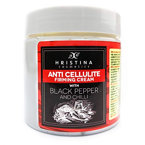 Anti Cellulite Cream With Black Pepper | Cellulite Remover, Firming and Tightening, Perfect For Anti Cellulite Treatment Massage for Legs, Butt, Thighs, Belly fat | 200ml