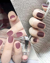 Load image into Gallery viewer, LADYING 8 Packs (192 PCS) Matte Press on Nails Short Acrylic Nails Press ons False Nails for Women, Stick Glue on Nails Set with Glue Nail File, Nail Art Salon Ballerina French Fake Tips
