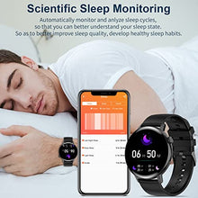Load image into Gallery viewer, Vosoirsi Smart Watch Men, Fitness Activity Tracker 1.32&quot; with Bluetooth Call,Pedometer Heart Rate Monitor Wrist Sports Watch for Android iOS Calorie Counter Waterproof Notifications Whatsapp
