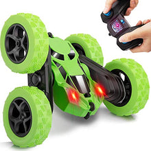 Load image into Gallery viewer, DDiswoee&amp;Diswoe Remote Control Car RC Cars Stunt Car Toy, 4WD 2.4Ghz Remote Control Car Double Sided Rotating Vehicles 360° Flips with Headlights, Kids Toy Cars for Boys &amp; Girls Birthday Christmas
