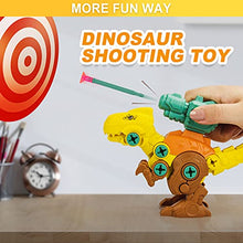 Load image into Gallery viewer, Dinosaur Toys for Boys, SPLAKS 4-Pack Dinosaur Construction Toys Boys Toys with Storage Box Electric Drill Soft Arrows, Educational STEM Toys Gift for Kids Age 3-6
