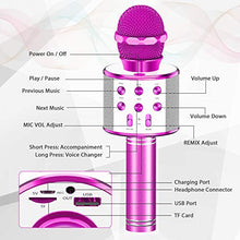 Load image into Gallery viewer, LETS gooarz Toys for 3-12 Year Old Girls, Bluetooth Kids Microphone Gifts for 4-10 Year Old Girls Toys Age 3-9 Birthday Gifts for 5-12 Year Old Girl Toys Gifts Age 4-12 Presents Toys for Autistic Kid
