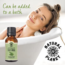 Load image into Gallery viewer, 100% Pure &amp; Undiluted Natural Australian Tea Tree Essential Oil 15ML for Skin, Hair, Face &amp; Nails Therapeutic Grade Pure, Undiluted &amp; Cruelty Free

