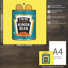 Load image into Gallery viewer, Cult Kitty - To My Fave Human Bean - Birthday Card for Her or Him - Girlfriend Anniversary Card - Boyfriend Anniversary Card - Mothers Day Card for Mum - Wedding Anniversary Cards for Husband or Wife
