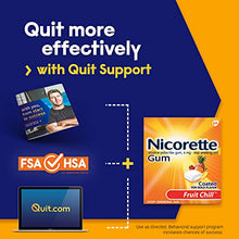 Load image into Gallery viewer, Nicorette 4mg Nicotine Gum to Help Quit Smoking with Behavioral Support Program - Fruit Chill Flavored Stop Smoking Aid, 160 Count - Amazon Exclusive
