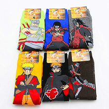 Load image into Gallery viewer, Japanese Anime Naruto Socks 6 Pairs,
