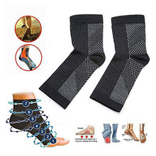 Load image into Gallery viewer, 4 Pairs Dr Sock Soothers Socks Vita Wear Copper Infused Magnetic Foot Support Compression Sock, Yoga Ankle Sports Socks Fitness Sprain Protection Tools (S/M)
