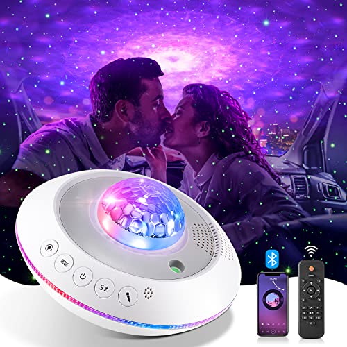 Star Projector, Galaxy Projector with 41 Modes, Night Light Projector with Remote, Timer Galaxy Light, Music Player Star Light for Kids Baby Adults Bedroom/Party/Ceiling/Space/Soothing Sleep