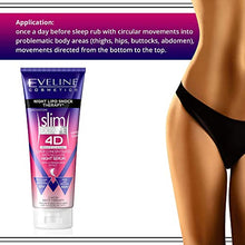 Load image into Gallery viewer, Eveline Cosmetics Slim Extreme 4D Super Concentrated Cellulite Slimming Hot Cream for Women | 250 ML | Fast Fat Burning Formula | 2-Week Night Lipo Shock Thearpy | Flat Belly, Slim Legs and Waist
