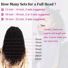 Load image into Gallery viewer, Ms Taj Afro Kinky Curly Clip in Hair Extensions 20 Inch Real Human Hair 10pcs Clips in Human Hair Extensions for Black Women
