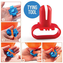 Load image into Gallery viewer, Prextex Balloon Arch and Garland Decorating Kit - 32 Ft. Balloon Tape Strip, 80 Ft. White Ribbon, 240 Dot Glue Points and 2 Balloon Tying Tools for Birthday Party and Wedding Decoration
