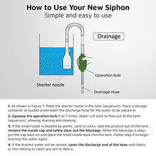 Load image into Gallery viewer, Luigi&#39;s Aquarium/Fish Tank Siphon and Gravel Cleaner - A Hand Syphon Pump to Drain and Replace Your Water in Minutes!
