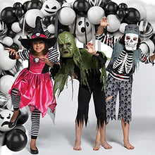Load image into Gallery viewer, Halloween Balloon Arch Kit, Halloween Party Decorations Balloon Garland Arch Kit, White and Black Balloon Arch Kit for Halloween Party Indoor Outdoor
