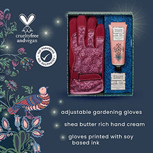Load image into Gallery viewer, William Morris At Home Dove &amp; Rose Gardener Gift Gardening Gloves Set with Daily Hand Cream, 100ml
