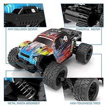 Load image into Gallery viewer, Tecnock Remote Control Car 38km/h High Speed RC Cars, 4WD Off Road Monster Truck All Terrain, 1:18 Electric Racing Car 2.4GHz RC Buggy Vehicle for Adults and Kids
