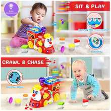 Load image into Gallery viewer, Baby Toys for 1 Year Old Boys Girls Train Crawling Baby Toys 6 12 18 Months Learning Educational Infant Toys with Light/Block/Music for Toddler Kids 1st Birthday Gifts Age 1-3 Years Christmas
