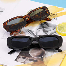 Load image into Gallery viewer, FANTESI 2 Pcs Rectangle Sunglasses, UV 400 Glasses Retro Square Sunglasses Eyewear for Women
