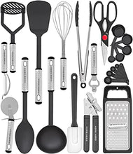 Load image into Gallery viewer, Kitchen Utensil Set - 23 Pcs Nylon Cooking Utensils Set for Non Stick Pans Kitchen Set - Kitchen Utensils Set Spatula Set - Kitchen Gadgets Cookware Set - Kitchen Tool Sets

