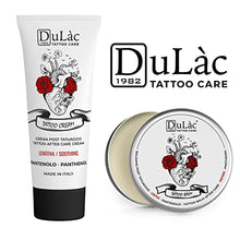 Load image into Gallery viewer, TATTOO AFTERCARE CREAM Dulàc - Made In Italy with Panthenol (5%) and Natural Active Ingredients, without Silicones and Parabens, Promotes Skin Regeneration, Protects and Moisturises the Skin
