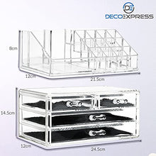 Load image into Gallery viewer, Deco Express Makeup Organiser Storage with Drawers (Large)
