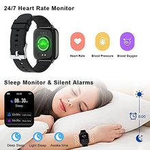 Load image into Gallery viewer, Smart Watch, Fitness Tracker 1.69" Full Touch with Heart Rate Sleep Monitor, Fitness Watch IP68 Waterproof Smartwatch Activity Trackers 24 Sports Modes Step Counter Watch for Men Women for Android iOS
