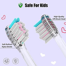 Load image into Gallery viewer, Kids Electric Toothbrush, Childrens Battery Tooth Brush with Timer Operated by Sonic Technology for Junior Boys and Girls (Pink)
