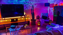 Load image into Gallery viewer, BlissLights Sky Lite 2.0 - LED Star Projector, Galaxy Lighting, Nebula Lamp for Gaming Room, Home Theater, Bedroom Night Light, or Mood Ambiance (Blue Stars, Smart App)
