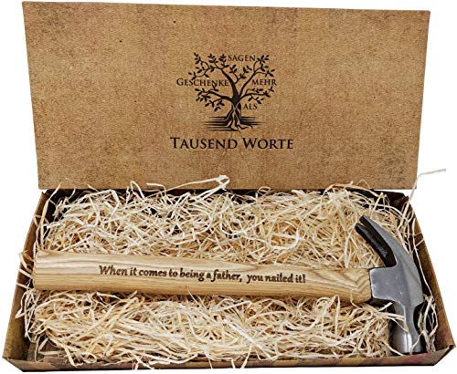 Really Special Present for Dads- Engraved Hammer:
