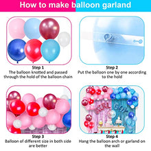 Load image into Gallery viewer, Gender Reveal Party Decoration Supplies 71pcs Blue Pink Confetti Latex Balloon Garland Kit Glitter Boy Or Girl Banner Metallic Fringe Curtains for Gender Reveal Baby Shower Party Decorations

