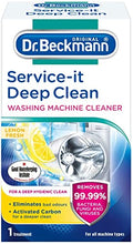 Load image into Gallery viewer, Dr. Beckmann Service-it Deep Clean Washing Machine Cleaner | Removes 99,99 % of bacteria and fungi and viruses | eliminates bad odours | 250 g
