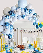 Load image into Gallery viewer, Balloon Garland Accessories Kit, DIY Balloon Arch Accessory Including 2 Rolls 5 Meters Balloon Tape Strip, 100PCS Balloon Glue, 4 Rolls 5M Colourful Ribbon

