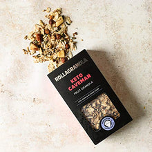 Load image into Gallery viewer, Rollagranola: Keto Caveman Fruit Granola | Paleo &amp; Keto Granola | Gluten &amp; Cereal Free | No Added Sugar | Keto Diet | Ideal for Diabetics | Handcrafted in The UK | 3 x 300g Packs
