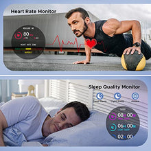 Load image into Gallery viewer, Smart Watch for Men Fitness Tracker - Fitness Watch with Heart Rate Sleep Monitor Pedometer Waterproof Activity Trackers 1.32" Touch Screen Smartwatch for Android iPhone
