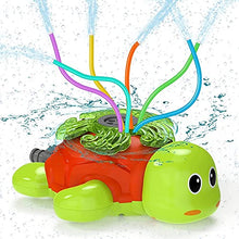 Load image into Gallery viewer, Kiztoys&amp;1 Garden Toys , Water Sprinkler For Kids, Outdoor toys, Kids Sprinkler Toy, Garden Sprinkler Turtle Sprinkler, Outdoor Water Play Sprinklers, Water Sprinkler For Lawn
