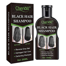 Load image into Gallery viewer, Black Hair Shampoo, Darkening Shampoo, Hair Growth Shampoo, Grey Reverse Hair Color Shampoo Natural Darkening Black Hair Ginger Colorin, Restore Lustrous and Shiny Hair
