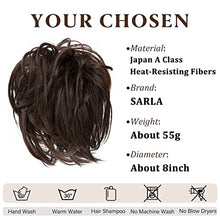 Load image into Gallery viewer, SARLA Messy Bun Hair Pieces for Women Thick Hair Buns Hairpieces Wavy Stright Fake Hair Scrunchies Chignon Ponytail Hair Accessories
