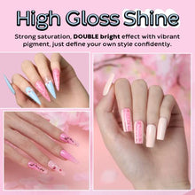 Load image into Gallery viewer, Modelones Gel Nail Polish, 6 Pink Cherry Colors Gel Polish Kit Nude Pink Glitter Spring Summer Nail Polish Gel Red Color Changing Gel Nail Soak Off DIY Nail Art 2022 Popular Mother's Day Gift Manicure
