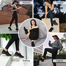 Load image into Gallery viewer, ZHR Womens Trainers Ladies Walking Shoes Slip on Nursing Shoes Lightweight Breathable Work Shoes Air Cushion Sneakers All Black 6.5UK/40.5EU
