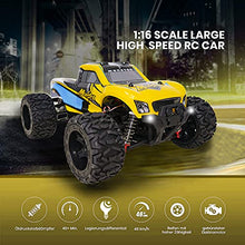 Load image into Gallery viewer, Remote Control Car 1/16 RC Cars 50km/h Off Road RC Cars for Adults, 4WD High Speed Monster Truck, Radio Controlled Car Race Buggy Car for Children and Boys - Yellow 162
