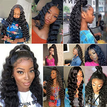 Load image into Gallery viewer, Wigs Brazilian Loose Deep Wave Lace Wig 14-32 Inches Lace Frontal Wig HD Transparent Lace Frontal Human Hair Wigs for Women Remy Human Hair Lace Wig Wig
