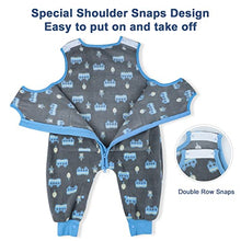 Load image into Gallery viewer, FLYISH DIRECT Baby Sleeping Bag 1 TOG, Toddler Sleeping Bag with Feet, Baby Sleep Sack, Super Soft Fleece Sleeping Bag for Baby,, 12-18 months, Grey Car
