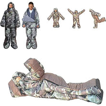 Load image into Gallery viewer, YLWJ Sleeping Bag Suit For Adults Portable Lightweight 3-4 Season Sleeping Bags with for Arms and Feet Humanoid Sleeping Bag For Camping, Backpacking Or Hiking
