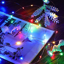 Load image into Gallery viewer, Ariceleo Mini Fairy Lights Battery Operate, 1 Pack Copper Wire Night Lights 3*AAA Battery Powered Led Starry Fairy String Lights for Bedroom, Christmas, Party, Wedding, Decoration(5m/16ft Multi)
