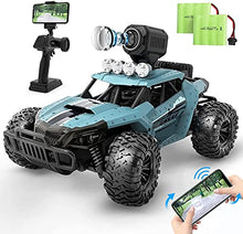 Load image into Gallery viewer, DEERC RC Cars DE36W Remote Control Car with 720P HD FPV Camera, 1/16 Scale Off-Road Remote Control Truck, High Speed Monster Trucks for Kids Adults 2 Batteries for 60 Min Play, Gift for Boys and Girls
